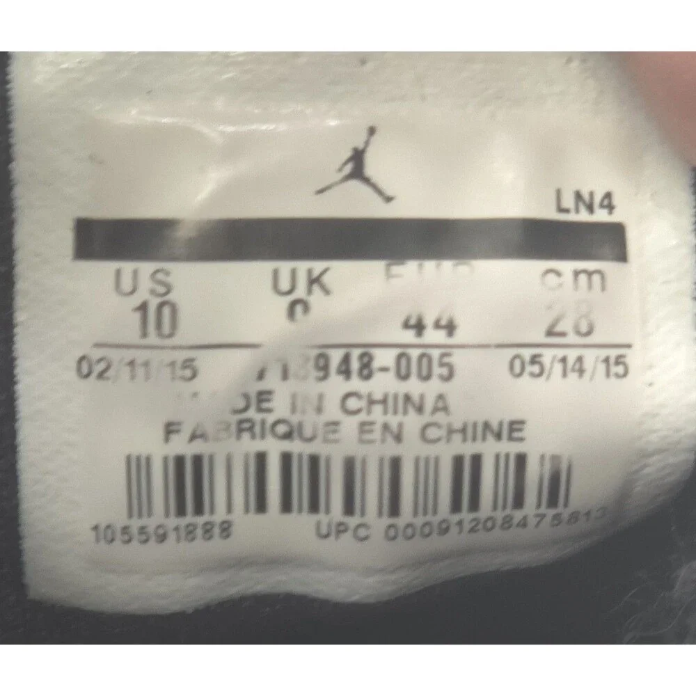 Air Jordan Shoes Mens Size 10 Future Triple Black Athletic Basketball Sneakers